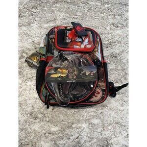 Jurassic World Dominion 4 Piece Backpack Lunchbox Set T-Rex NWT